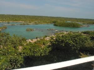 Rooftop view of lagoon