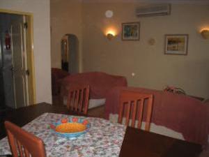 Dining area in living room