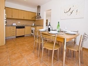 Kitchen and dining area