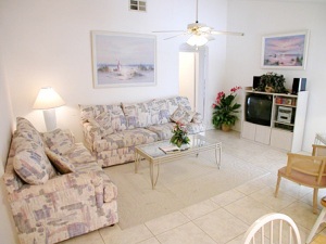 Living Room with TV/VCR/CD