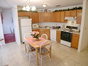 Dining area in the kitchen