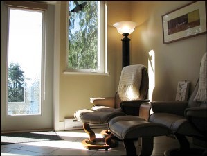 Comfortable chairs to relax