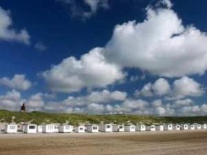 Beach huts at Loekken