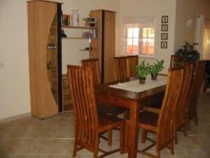 Dining area in living room