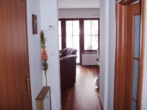 Through the apartment