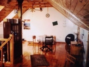 Old beams in house