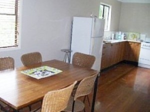 Apartment A dining area