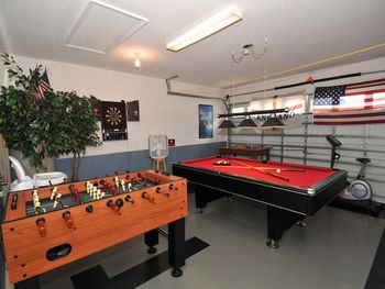 Games room for your enjoyment