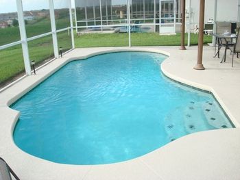 Large private pool