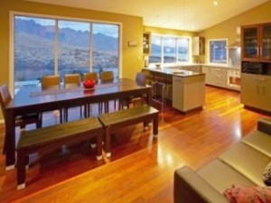 Kitchen and dining area