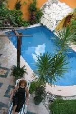 Pool from palapa deck