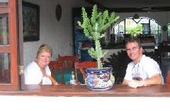 Friends at breakfast