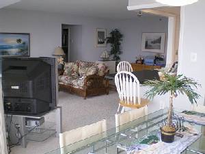 Looking back into living room