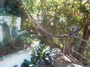 Outdoor Deck with Hammock