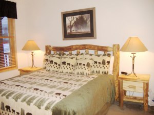 Master Bedroom has King Bed