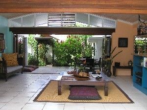 Open plan living area