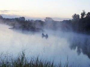 Morning hours on the lake
