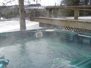 Hottub in winter