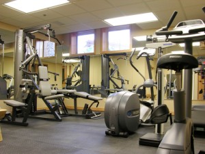 The clubhouse gym