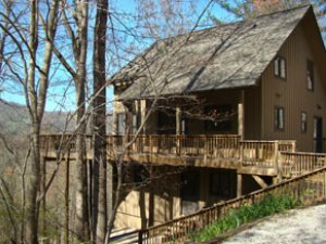 Bryson City vacation log cabin vacation