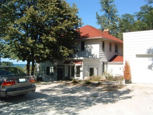 View from back driveway