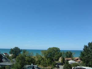 Lake view from side porch