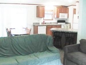 Dining room & kitchen