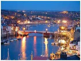Whitby at night