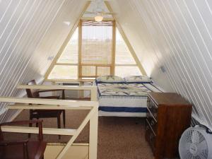 Bedroom with double sized bed