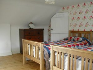 The twin bedroom