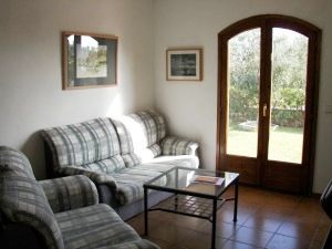 Comfy sofas in sitting room