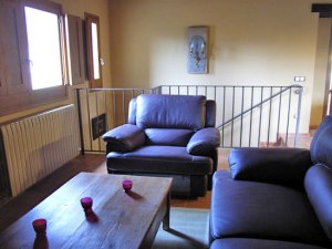 Comfy sofas in sitting room