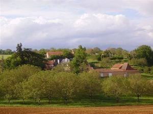 the village close by