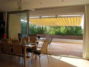 Dining room with pool terrace