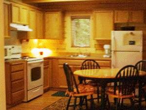 Kitchen and dining table