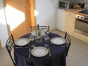 Dining table in the kitchen