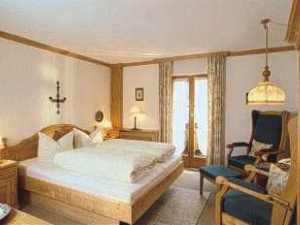 Bedroom with double sized bed