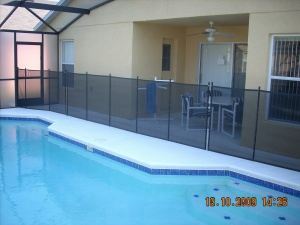 Pool with Safety Fence