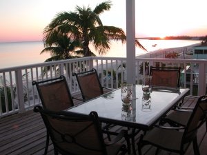 Dining on the main deck