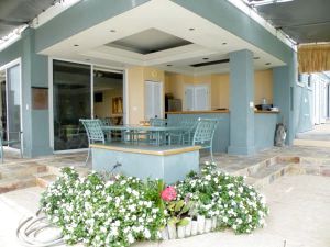 And an outdoor kitchen