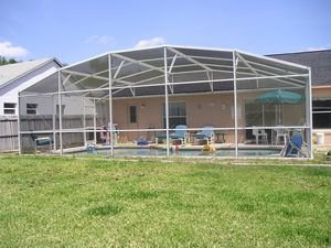 Pool from the garden