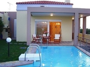 Rethymno holiday rental villa with pool