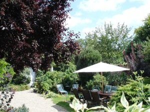 The garden and sitting place