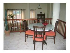 Upstairs dining area