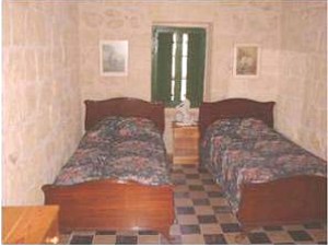 One of the six bedrooms