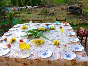 Ready for tea outside