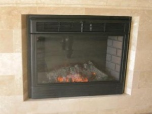 Nice coal effect fire