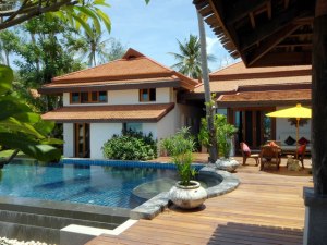 Thai style beachfront villa in Koh Samui