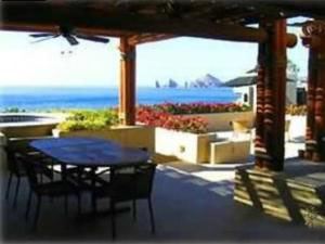 Covered outside dining area