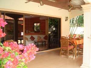 Doors from lounge to patio